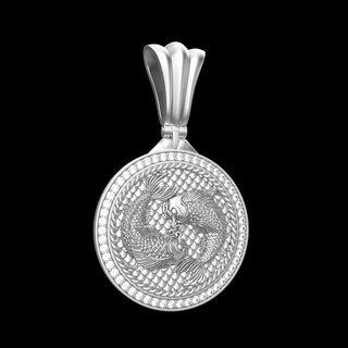 pendant p064 fish pendants gold silver silverjewelry jewelry fashion glamor treasure finger miner charm jewellery jewel jewelrydesign luxury ring sterling earrings 3d print model - Mito3D