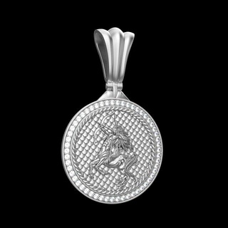 pendant p066 sagittarius pendants gold silver silverjewelry jewelry fashion glamor treasure finger miner charm jewellery jewel jewelrydesign luxury ring sterling earrings 3d print model - Mito3D