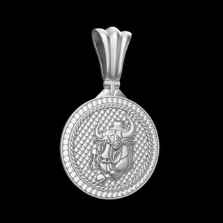 pendant p067 taurus pendants gold silver silverjewelry jewelry fashion glamor treasure finger miner charm jewellery jewel jewelrydesign luxury ring sterling earrings 3d print model - Mito3D
