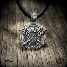 kolye savaşçı baltalar takı Gümüş eksen 3d model baskı dekorasyon kararma asker viking heykeltraşlık desen lüks özel mücevher Balmumu yazdırılabilir 3d print model - Mito3D