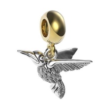 pendants mp-25 3d print model in 3dexport jewelry printable stl silver gold bird hummingbird woman 3d print model - Mito3D