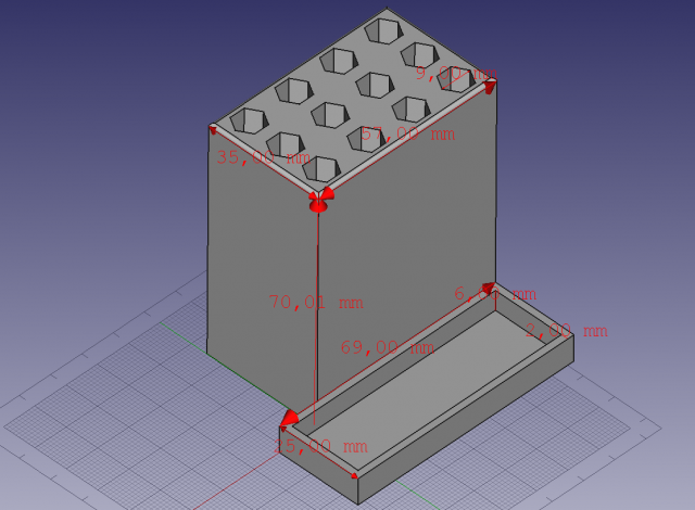 penholder 3D print model - Mito3D