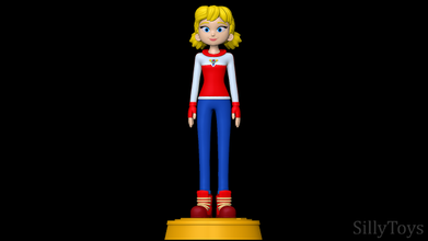 penny - inspector gadget 2015 female child blond girl brian print 3d print model - Mito3D