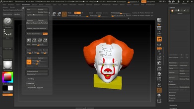 pennywise 3d print model in monsters & creatures 3dexport movie cartoon character monster itmovie 3d print model - Mito3D