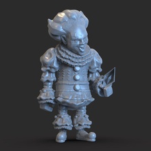 it pennywise payaso 3d impresión modelo in hombre 3dexport horror figura personaje película coleccionable juguete 3d print model - Mito3D