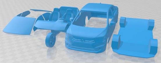 Perodua bezza 2017 stampabile macchina fessura scalextric tamiya rc miniz passatempo micro 3d print model - Mito3D