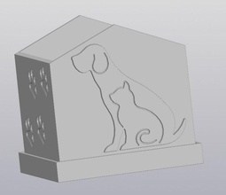 evcil hayvanlar ekici 3d yazdır model in dekor 3dexport kaktüs tencere kapalı bitki sulu bahçe çamur bahçıvan saksı çiçek yetiştirici kedi köpek pati yavru yavrusu veterinary clinic 3d print model - Mito3D