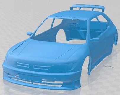 peugeot 306 1999 kit car printable body automotive slot scalextric tamiya rc miniz hobby micro 3d print model - Mito3D