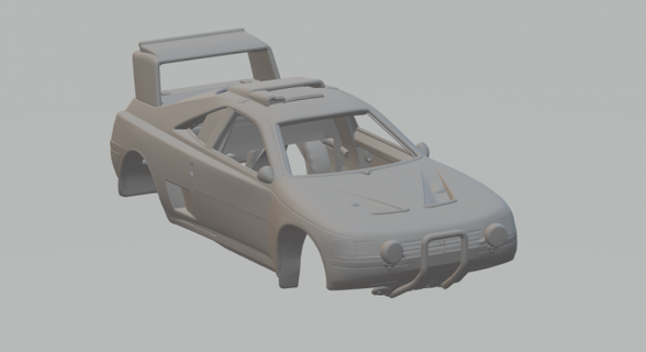 peugeot 405 rallier véhicule moulé pression roues chaudes voiture chaud jouets impression course 3d print model - Mito3D