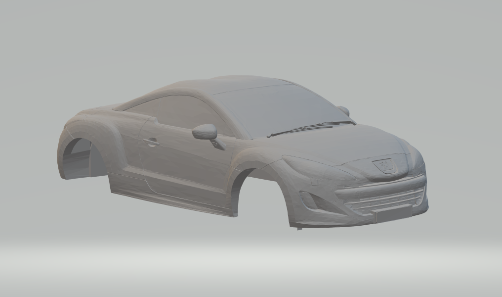 peugeot rcz 2010 fundido a presión hotwheels ranura slotcar coche supercars coupé wrc rally rallye ds citroen 3D print model - Mito3D