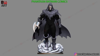 phantasm batman comics 3d print model figure dc marvel statics ironman captain skull character toy art 3d print model - Mito3D