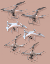 fantasma 4 Pro cuadricóptero dron helicóptero pbr juego 3d print model - Mito3D