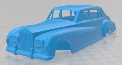 phantom v imprimible cuerpo del coche ranura scalextric tamiya rc miniz hobby micro 3d print model - Mito3D