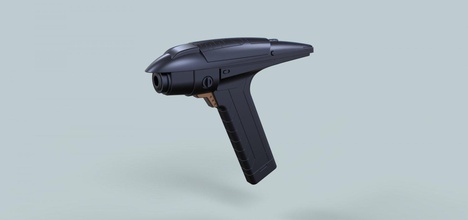 31 phaser star trek bulma bölümü silah tabanca blaster tabancası ateşli scifi yineleme cosplay prop film yıldız startrek fazer baskı yazdırılabilir askeri hobi 3d print model - Mito3D