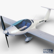 phénix lsa 3d modèle in sport 3dexport motoplaneur moteur planeur privé avion acft vol acrobatique aéroport voltige lumière aviation hélice zurel 3d print model - Mito3D