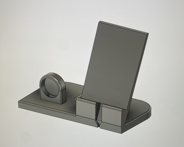 téléphone regarder chargeur iphone montre intelligente 3D print model - Mito3D