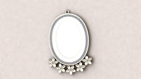 foto colgante pendiente colgantes joyería joya diamante collar collares oro plata blanco 3d print model - Mito3D