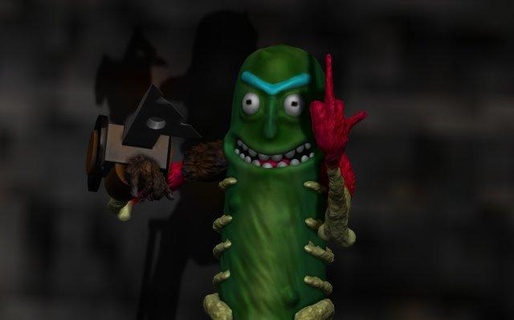 pepinillo almiar monstruos criaturas pickle rick Rickandmorty 3d print model - Mito3D