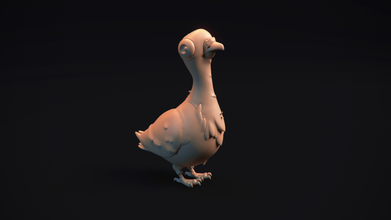 güvercin kuş 3d yazdırılabilir model yazdır in hayvanlar 3dexport karikatür şekil 3dprinting heykel deko ev hayvan sofra takımı oyuncak oyunlar evcil hayvan uçak uçan sıçan sanat 3d print model - Mito3D