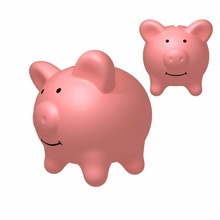 piggy bank 3d model in pig 3dexport piglet coin money cash currency dollar finance cartoon financial safe pink savings wealth investment household penny boar 3d print model - Mito3D