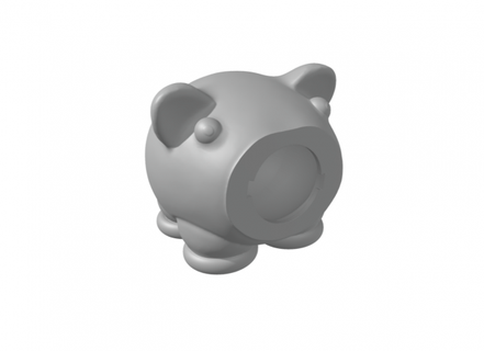 Schweinchen Bank Schwein Geld Box Spielzeuge Sparbüchse Sparschwein oink animacampnaia Tier Spielzeug Spiel Design 3d print model - Mito3D