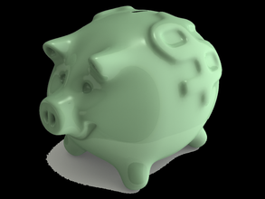 piggy bank souvenir 3d printing art household toys gift model money toy stl 3d print model - Mito3D