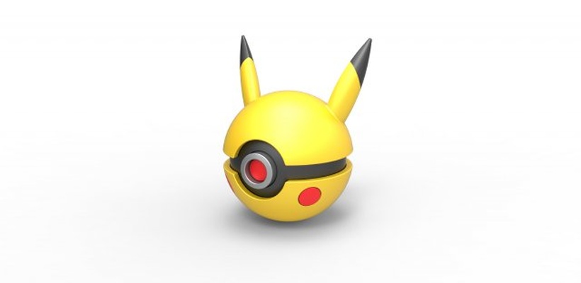 pikachu orb 3d stampa modello in 3dexport giocattolo stampabile 3d print model - Mito3D