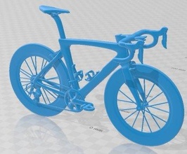 pinarello dogma f12 imprimible bicicleta 3d impresión modelo in automotor 3dexport pasatiempo micro escala 3d print model - Mito3D