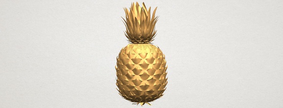 pineapple 3d print model in kitchen dining 3dexport car chair tree table sofa character game exterior human interior people girl house miniatures figurines sculpture food fruit peanut 3d print model - Mito3D