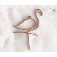 pink flamingo pendant 3d print model in pendants 3dexport gold floyd 3d print model - Mito3D