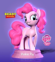 pinkie pie - pony pony horse cartoon cute 3dprint 3dprinting