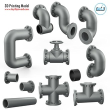 tubo montaje 3d impresión modelo in 3dexport tubos agua envase pesado tecnología maquinaria artilugio 3d print model - Mito3D
