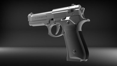 pistole 1 3d drucken modell ringe 3dexport 3d print model - Mito3D
