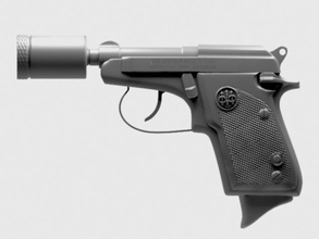 pistola beretta 22 poliziotto polizia militare soldato Stampa obj stl assalto giocattolo guerra esercito 3d print model - Mito3D