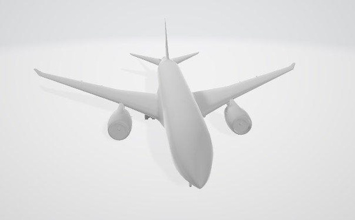 avión boeing 787 3d impresión modelo juguetes avion Soekarno jugar pelota planeta 3d print model - Mito3D