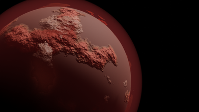 planeta panecillo Marte 3d print model - Mito3D