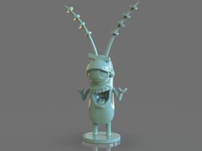 plankton sanat oyuncak heykel Bedava heykelcik figürinler figurine minyatürler minyatür sünger bob süngerbob karepantolon spongebob3d Süngerimsi kare serbest model zbrush zbrush4r8 oyuncaklar 3d print model - Mito3D