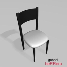 sitio silla oficina asiento escritorio mueble agarre girar fauteuil coche postal 3dsmax Gabriel herrera 3d print model - Mito3D