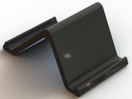 plastico estante soporte tableta ipad interior móvil sencillo androide manzana caso funda Teléfono conceptual artilugio encargarse teléfono tabletas 3d print model - Mito3D