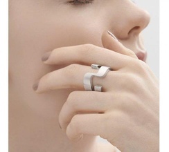 platin elmas yüzük bantlar 002 Aşk parlıyor romantik takı yazdırılabilir gümüş mücevher altın evlilik mücevherler cnc KADIN sevgili yüzükler düğün grup 3d print model - Mito3D