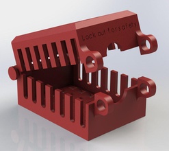 plug lock-out loto bloqueio 3d print model - Mito3D