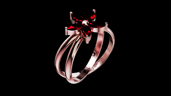 işaretlendi star çiçek yüzük markiz taşlar 3d Yazdır model yüzükler diamond ring nişan gümüş mücevher düğün jewelry rings moda altın takı engagement Solitaire elmas tasarım fashion çiçekli 3d print model - Mito3D