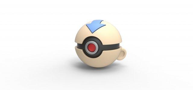 pokeball avatar 3d Stampa modello Pokemon concetto contenitore anime giocattolo stampabile 3d print model - Mito3D