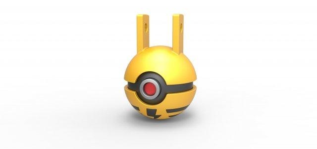 Pokeball elekid Pokémon Konzept Container Anime Spielzeug drucken druckbar 3d print model - Mito3D
