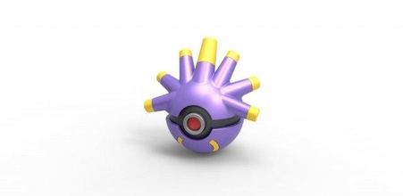 Pokeball explodieren Pokémon pokemonexplod Anime Spielzeug drucken druckbar 3d print model - Mito3D