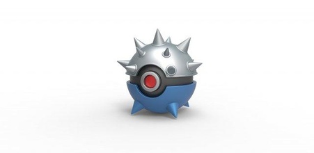 pokeball mega qwilfish Pokemon megaqwilfish contenitore anime giocattolo Stampa stampabile 3d print model - Mito3D