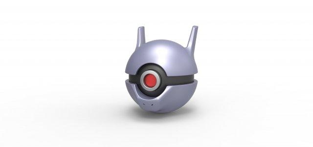 Pokeball Tod Pokémon Konzept Container Anime Spielzeug drucken druckbar 3d print model - Mito3D