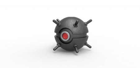 pokeball naval pokemon navalmine bomb concept container anime toy print printable 3d print model - Mito3D