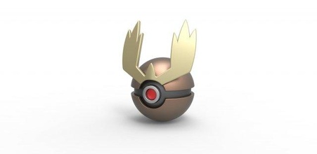 pokeball noctowl Pokemon gufo contenitore anime giocattolo Stampa stampabile 3d print model - Mito3D