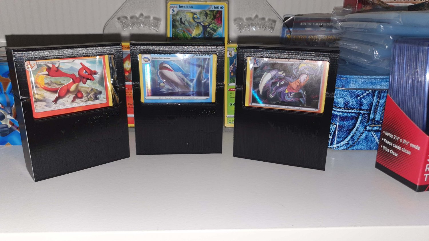 pokemon-tcg cards tray pokemon tcg card trays 3D print model - Mito3D